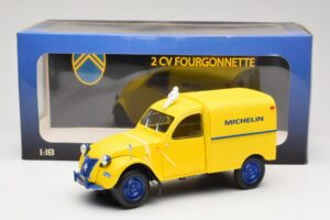 Citroen 2CV Fourgonnette Michelin Bibendum Norev 1:18 181502 Pressofusione — immagine 6 di 6