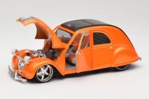 Citroen 2CV Arancione Maisto 1:18 31321 Pressofusione — immagine 2 di 8