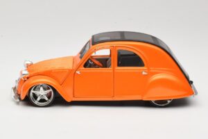 Citroen 2CV Arancione Maisto 1:18 31321 Pressofusione — immagine 4 di 8