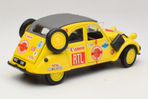 Citroen 2CV Rally Giallo Maisto 1:18 56032 Pressofusione — immagine 2 di 6