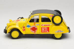Citroen 2CV Rally Giallo Maisto 1:18 56032 Pressofusione — immagine 3 di 6