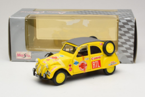 Citroen 2CV Rally Giallo Maisto 1:18 56032 Pressofusione — immagine 6 di 6