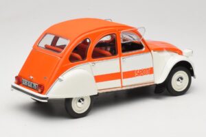Citroen 2CV Spot Arancione & Bianco Solido 1:18 421183600 Pressofusione — immagine 3 di 8