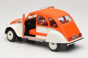 Citroen 2CV Spot Arancione & Bianco Solido 1:18 421183600 Pressofusione — immagine 5 di 8