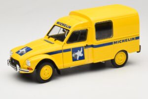 Citroen Acadiane Michelin Giallo Solido 1:18 S1800406 Pressofusione