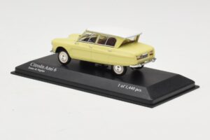 Citroen Ami 6 Giallo Bianco Minichamps 1:43 400111661 Pressofusione — immagine 3 di 4