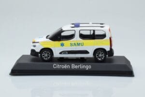 Citroen Berlingo Ambulance SAMU Bianco Giallo Norev 1:43 155769 Pressofusione