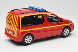 Citroen Berlingo II Pompiers Rosso Norev 1:18 181641 Pressofusione — immagine 2 di 6
