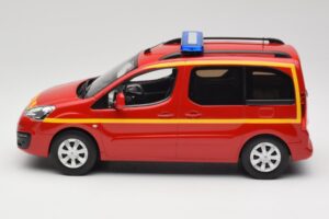 Citroen Berlingo II Pompiers Rosso Norev 1:18 181641 Pressofusione — immagine 3 di 6