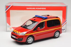 Citroen Berlingo II Pompiers Rosso Norev 1:18 181641 Pressofusione — immagine 6 di 6