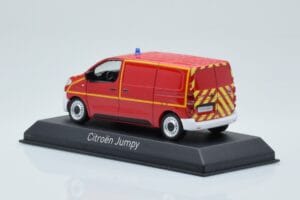 Citroen Jumpy Van Sapeurs Pompiers Rosso Norev 1:43 155822 Pressofusione — immagine 3 di 4