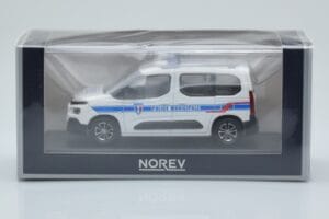 Citroen Berlingo Police Municipale v1 Bianco Blu Norev 1:43 155767 Pressofusione — immagine 4 di 4