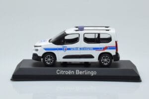 Citroen Berlingo Police Municipale v1 Bianco Blu Norev 1:43 155767 Pressofusione