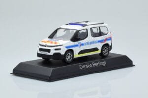 Citroen Berlingo Police Municipale v2 Bianco Blu Norev 1:43 155768 Pressofusione — immagine 2 di 4