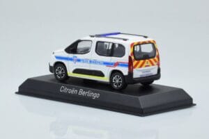 Citroen Berlingo Police Municipale v2 Bianco Blu Norev 1:43 155768 Pressofusione — immagine 3 di 4