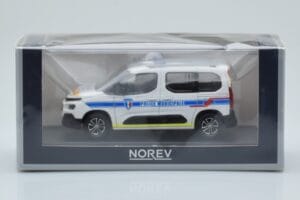 Citroen Berlingo Police Municipale v2 Bianco Blu Norev 1:43 155768 Pressofusione — immagine 4 di 4