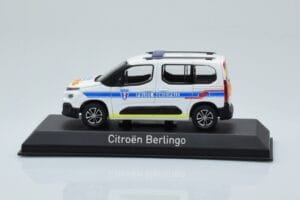 Citroen Berlingo Police Municipale v2 Bianco Blu Norev 1:43 155768 Pressofusione