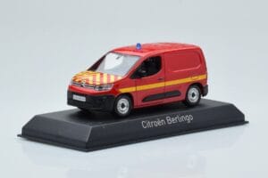 Citroen Berlingo Van Sapeurs Pompiers Rosso Norev 1:43 155772 Pressofusione — immagine 2 di 4