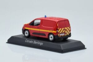 Citroen Berlingo Van Sapeurs Pompiers Rosso Norev 1:43 155772 Pressofusione — immagine 3 di 4