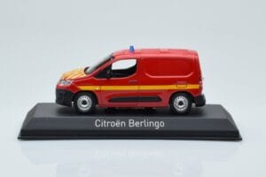 Citroen Berlingo Van Sapeurs Pompiers Rosso Norev 1:43 155772 Pressofusione