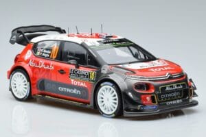 Citroen C3 WRC #10 K. Meeke / P. Nagle Rally Monte Carlo 2018 Norev 1:18 181636 Pressofusione — immagine 4 di 6