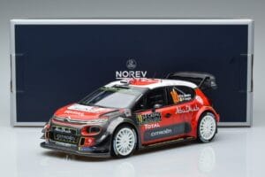 Citroen C3 WRC #10 K. Meeke / P. Nagle Rally Monte Carlo 2018 Norev 1:18 181636 Pressofusione — immagine 6 di 6