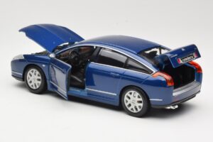 Citroen C6 Blu Bburago 1:18 18-12073 Pressofusione — immagine 5 di 8
