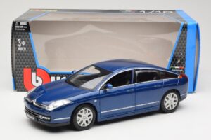 Citroen C6 Blu Bburago 1:18 18-12073 Pressofusione — immagine 8 di 8
