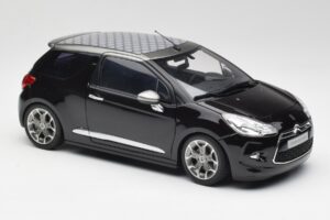 Citroen DS3 Cabrio Perla Nera Nero Norev 1:18 AMC019115 Pressofusione — immagine 6 di 8