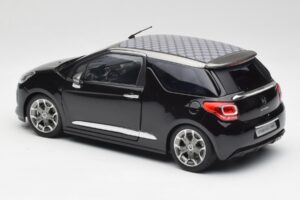 Citroen DS3 Cabrio Perla Nera Nero Norev 1:18 AMC019115 Pressofusione — immagine 7 di 8