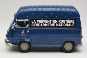 Citroen Estafette Gendarmerie Blu Con Figura Norev 1:18 185165 Pressofusione — immagine 3 di 6