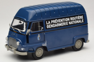 Citroen Estafette Gendarmerie Blu Con Figura Norev 1:18 185165 Pressofusione