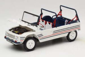 Citroen Mehari Blu Bianco Rosso Norev 1:18 181805 Pressofusione — immagine 2 di 7