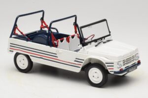 Citroen Mehari Blu Bianco Rosso Norev 1:18 181805 Pressofusione