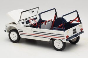 Citroen Mehari Blu Bianco Rosso Norev 1:18 181805 Pressofusione — immagine 5 di 7
