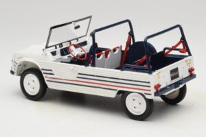 Citroen Mehari Blu Bianco Rosso Norev 1:18 181805 Pressofusione — immagine 6 di 7