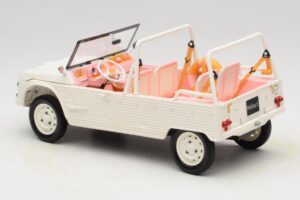 Citroen Mehari Eden Sorbet Bianco e Rosa Norev 1:18 181804 Pressofusione — immagine 5 di 6