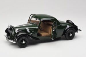 Citroen Traction Avant 11 Coupe Verde Solido 1:18 8179 Pressofusione — immagine 2 di 8