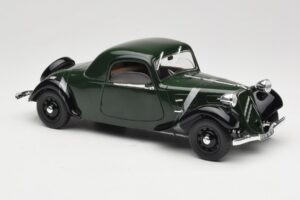 Citroen Traction Avant 11 Coupe Verde Solido 1:18 8179 Pressofusione — immagine 6 di 8