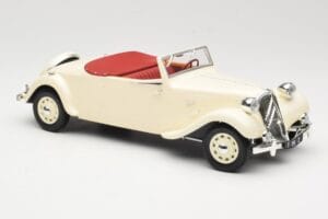 Citroen Traction Avant 11B Cabriolet Crema Norev 1:18 181440 Pressofusione — immagine 4 di 6