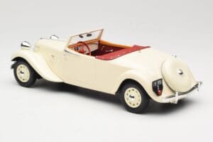 Citroen Traction Avant 11B Cabriolet Crema Norev 1:18 181440 Pressofusione — immagine 5 di 6