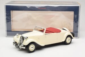 Citroen Traction Avant 11B Cabriolet Crema Norev 1:18 181440 Pressofusione — immagine 6 di 6