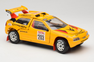 Citroen ZX Rallye Raid #203 1992 Solido 1:18 9003-N1 Pressofusione — immagine 6 di 8