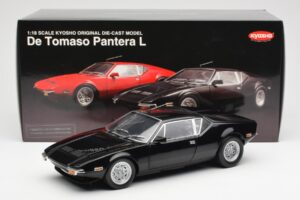 De Tomaso Pantera Nero Kyosho 1:18 08851BK Pressofusione — immagine 8 di 8
