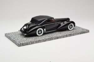 Delage D8-120 Cabriolet Nero Minichamps 1:18 107115131 Pressofusione — immagine 2 di 6