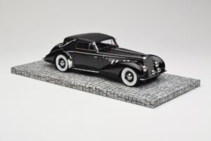 Delage D8-120 Cabriolet Nero Minichamps 1:18 107115131 Pressofusione — immagine 4 di 6
