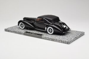 Delage D8-120 Cabriolet Nero Minichamps 1:18 107115131 Pressofusione — immagine 5 di 6