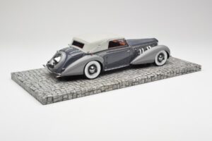 Delage D8 120 Cabriolet Grigio & Grigio Scuro Minichamps 1:18 107115134 Pressofusione — immagine 2 di 6