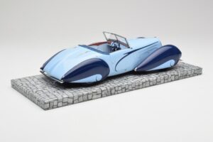 Delahaye Type 135-M Cabriolet Mullin Museum Minichamps 1:18 107116160 Pressofusione — immagine 5 di 6