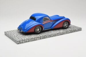 Delahaye Type 145 V12 Coupe Blu Rosso Minichamps 1:18 107116121 Resina — immagine 2 di 6